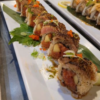 Ginzaya - Seared Tuna Roll at Ginzaya!! Great food! Great Service! - Japanese Near Me - La Mirada, California Ginzaya - Seared Tuna Roll at Ginzaya!! Great food! Great Service! - Japanese Near Me - La Mirada, California