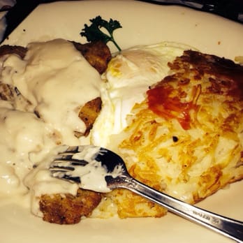Anna Miller's - Chicken Fried Steak, over easy eggs and Hash browns. - Bakeries Near Me - Aiea, Hawaii