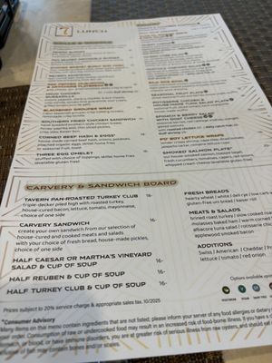 Menu photo 1 The Tavern & Whiskey Bar Longboat Key, FL Menu photo 1 The Tavern & Whiskey Bar Longboat Key, FL