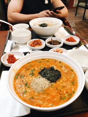Photo of BonJuk - Los Angeles, CA, US. Kimchi octopus porridge