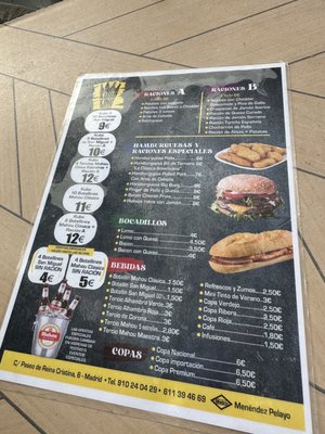 Menu photo 2 Kubo King Madrid, M