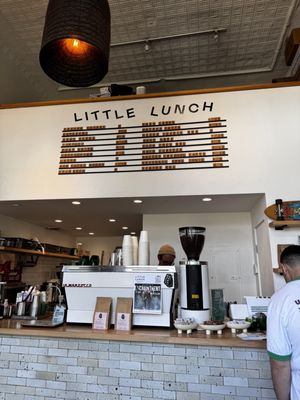 little lunch coffee + snacks by null