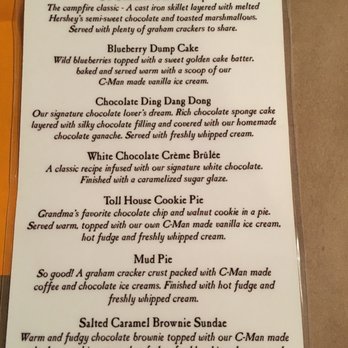 The Common Man Restaurant - Long dessert menu.. not sure I'll even get here - American Near Me - Lincoln, New Hampshire The Common Man Restaurant - Long dessert menu.. not sure I'll even get here - American Near Me - Lincoln, New Hampshire