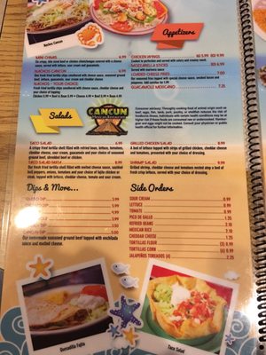Menu photo 2 Cancun Grill and Cantina Urbandale, IA
