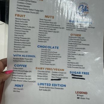 Cali Cream - Menu - Ice Cream & Frozen Yogurt Near Me - San Diego, California