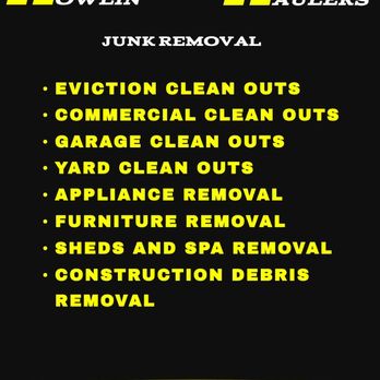 Howlin Haulers Junk Removal - Junk Removal needs - Junk Removal & Hauling Near Me