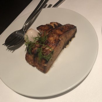Quilon Restaurant - Baked Black Cod - super moist and almost seabass-like in texture (5 stars). Marinated with coconut. - Indian Near Me - London, XGL Quilon Restaurant - Baked Black Cod - super moist and almost seabass-like in texture (5 stars). Marinated with coconut. - Indian Near Me - London, XGL