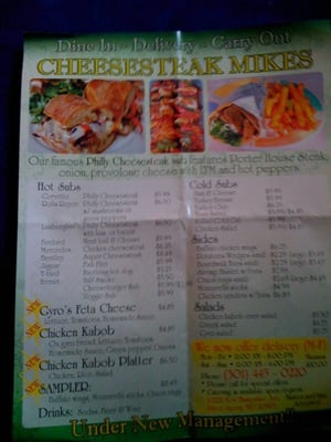 Menu photo 8 Cheesesteak Mikes Silver Spring, MD