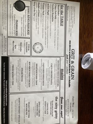 Menu photo 2 Grit + Grain Richmond Hill, GA Menu photo 2 Grit + Grain Richmond Hill, GA