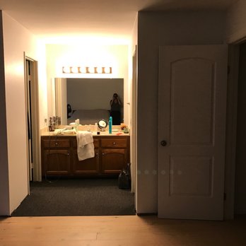SD Remodeling Pro - Master bath before 1 of 4. We had this bizarre niche that made no sense and made the bathroom tiny. - General Contractors Near Me - Vista, California
