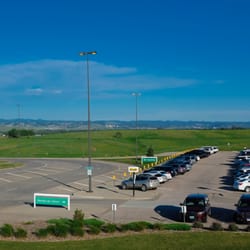 Convenient rental car return lot at Rapid City Regional Airport