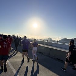 Bayfront Park - Running up the McArthur Causeway