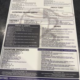 Menu, circa Sep 2025.