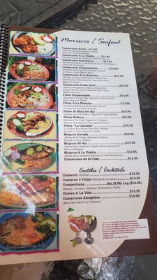 Menu photo 3 La Cascada Bakersfield, CA