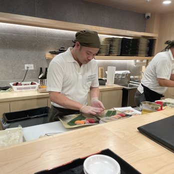 Sushi Matsuri - Chef Tetsu preparing nigir - Japanese Near Me - Honolulu, Hawaii Sushi Matsuri - Chef Tetsu preparing nigir - Japanese Near Me - Honolulu, Hawaii