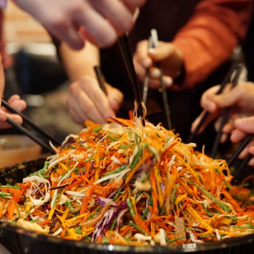 Rasa - Starting to toss Lo hei for Chinese New Year - Malaysian Near Me - New York, New York Rasa - Starting to toss Lo hei for Chinese New Year - Malaysian Near Me - New York, New York