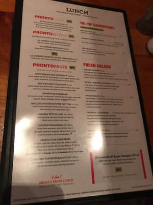 Menu photo 4 Johnny Carino's Joplin, MO