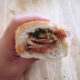 Stick to the classics. Traditional banh mi.