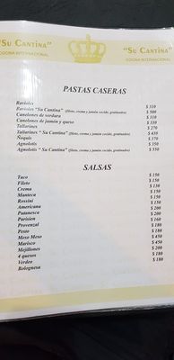 Menu photo 2 Su Cantina-Cocina Internacional Necochea, B