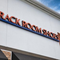Rack Room Shoes - Tight Shot of Exterior Building/Store (Including Logo)