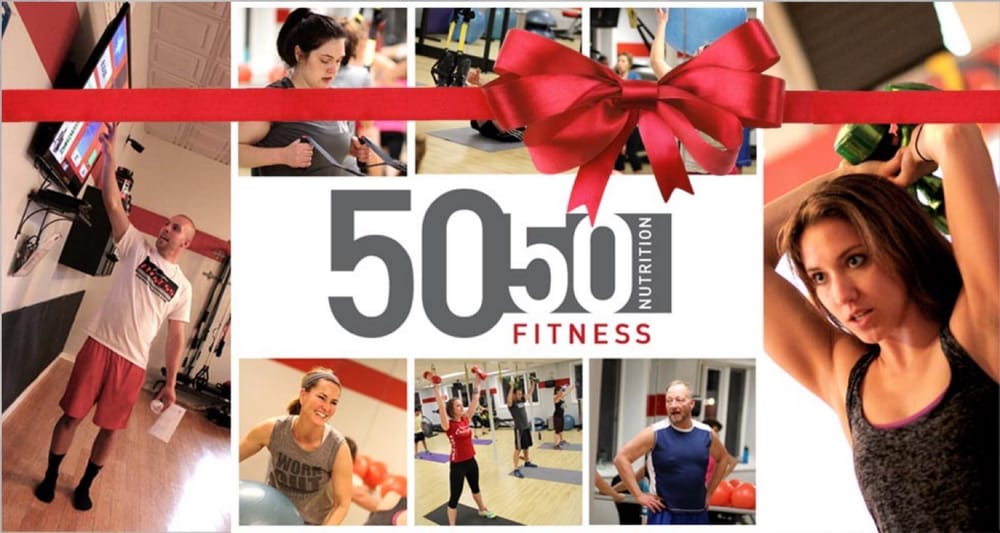 50/50 Fitness/Nutrition Logo