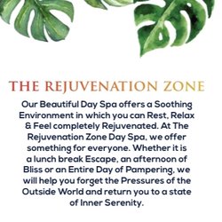 The Rejuvenation Zone day spa