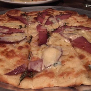 The Cave - Poached pear flatbread - Wine Bars Near Me - Ventura, California
