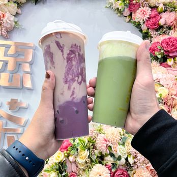 Möge Tee - purple yam and matcha - Bubble Tea Near Me - New York, New York Möge Tee - purple yam and matcha - Bubble Tea Near Me - New York, New York