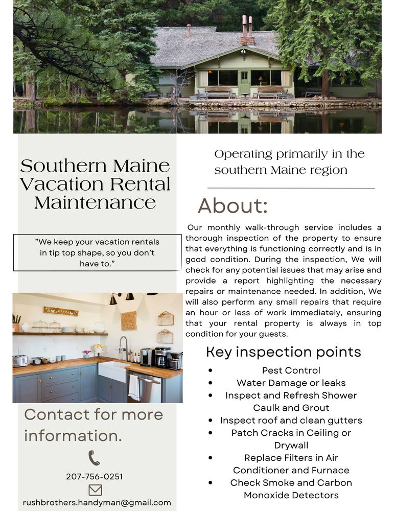 SOUTHERN MAINE HOME AND RENTAL PROPERTY SERVICES Request Consultation