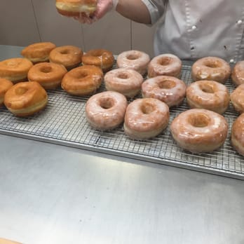 Shortstop Coffee & Donuts - A tray of Vanilla Bean Raised in the making. - Donuts Near Me - Barangaroo, NSW Shortstop Coffee & Donuts - A tray of Vanilla Bean Raised in the making. - Donuts Near Me - Barangaroo, NSW