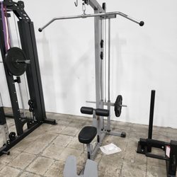 Extreme Training Equipment - Econo Plate Loaded Lat Pulldown Low Row IFLATM