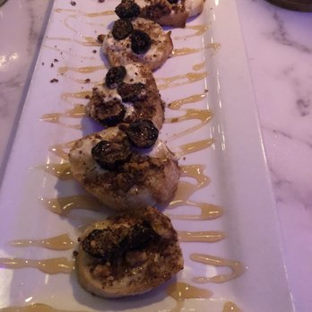 The Emerson - Crostini with goat cheese, walnuts, figs, and honey - Cocktail Bars Near Me - Reno, Nevada The Emerson - Crostini with goat cheese, walnuts, figs, and honey - Cocktail Bars Near Me - Reno, Nevada