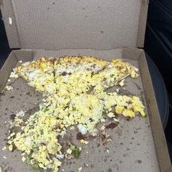 Casey's - $26 for the worst breakfast pizza I've ever had from Casey's. Do better.