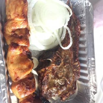 Stix Kosher Restaurant - A lamb chop kebab, a boneless chicken kebab - Kosher Near Me - Forest Hills, New York Stix Kosher Restaurant - A lamb chop kebab, a boneless chicken kebab - Kosher Near Me - Forest Hills, New York