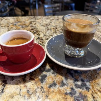 Rev Coffee - Double Espresso & Almond Milk Cortado - Coffee & Tea Near Me - Smyrna, Georgia