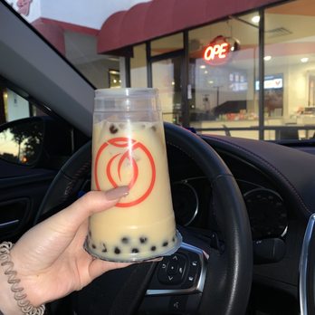 Boba Latte - I should have ordered size small if I knew I'd get this less for a large. - Coffee & Tea Near Me - Richardson, Texas Boba Latte - I should have ordered size small if I knew I'd get this less for a large. - Coffee & Tea Near Me - Richardson, Texas
