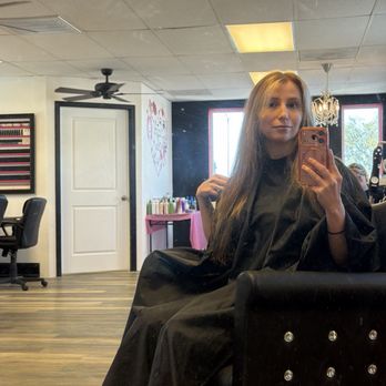 Bliss Beauty Boutique - Hair process. Not completed style. But only photo I took inside the salon. - Hair Salons Near Me - Fernley, Nevada Bliss Beauty Boutique - Hair process. Not completed style. But only photo I took inside the salon. - Hair Salons Near Me - Fernley, Nevada