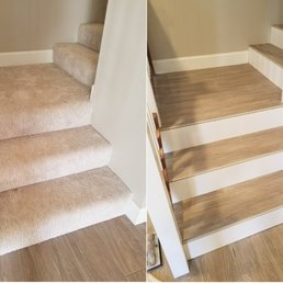 before and after carpet cleaning