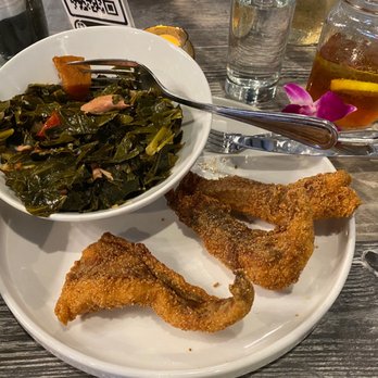 Sweet T's Southern Eatery - Catfish entrée $20. Disrespectful. SMH - Soul Food Near Me - Montclair, New Jersey