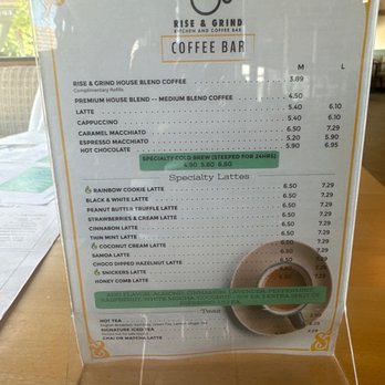 Rise & Grind - Drink Menu - Coffee & Tea Near Me - Patchogue, New York