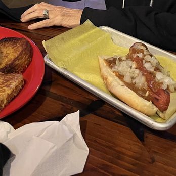 Clearman's Galley - Hot dog and salad - American Near Me - San Gabriel, California