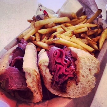 La Tour Cafe - French Dip sandwich with fries - Cafes Near Me - Honolulu, Hawaii