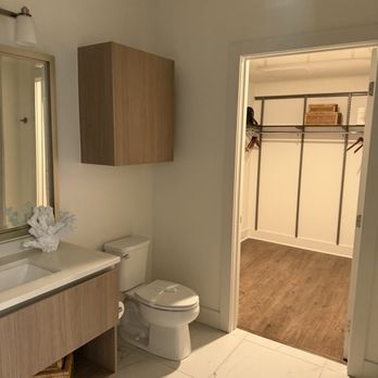 Hanover Hollywood - The stunning bathroom and closet - Apartments Near Me - Los Angeles, California Hanover Hollywood - The stunning bathroom and closet - Apartments Near Me - Los Angeles, California