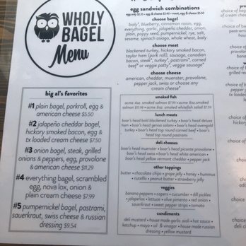 Wholy Bagel - Menu - Bagels Near Me - Austin, Texas Wholy Bagel - Menu - Bagels Near Me - Austin, Texas