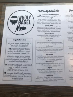 Menu photo 6 Wholy Bagel Austin, TX Menu photo 6 Wholy Bagel Austin, TX