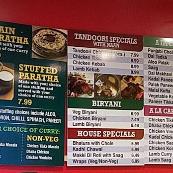 Paratha Grill - Menu - Indian Near Me - Artesia, California Paratha Grill - Menu - Indian Near Me - Artesia, California