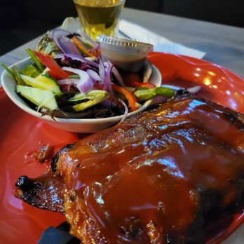 Portly Piper - Full rack of ribs with salad - Pubs Near Me - Ajax, Ontario