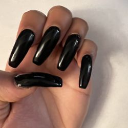 Forest Creative Nail - Look at how chunky, bubbly, and uneven they look. Not skinny coffin