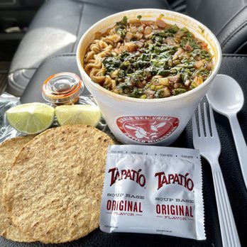 Birria del valle - What I got with my first order of ramen birria. Pretty good spread. - Mexican Near Me - Los Angeles, California Birria del valle - What I got with my first order of ramen birria. Pretty good spread. - Mexican Near Me - Los Angeles, California