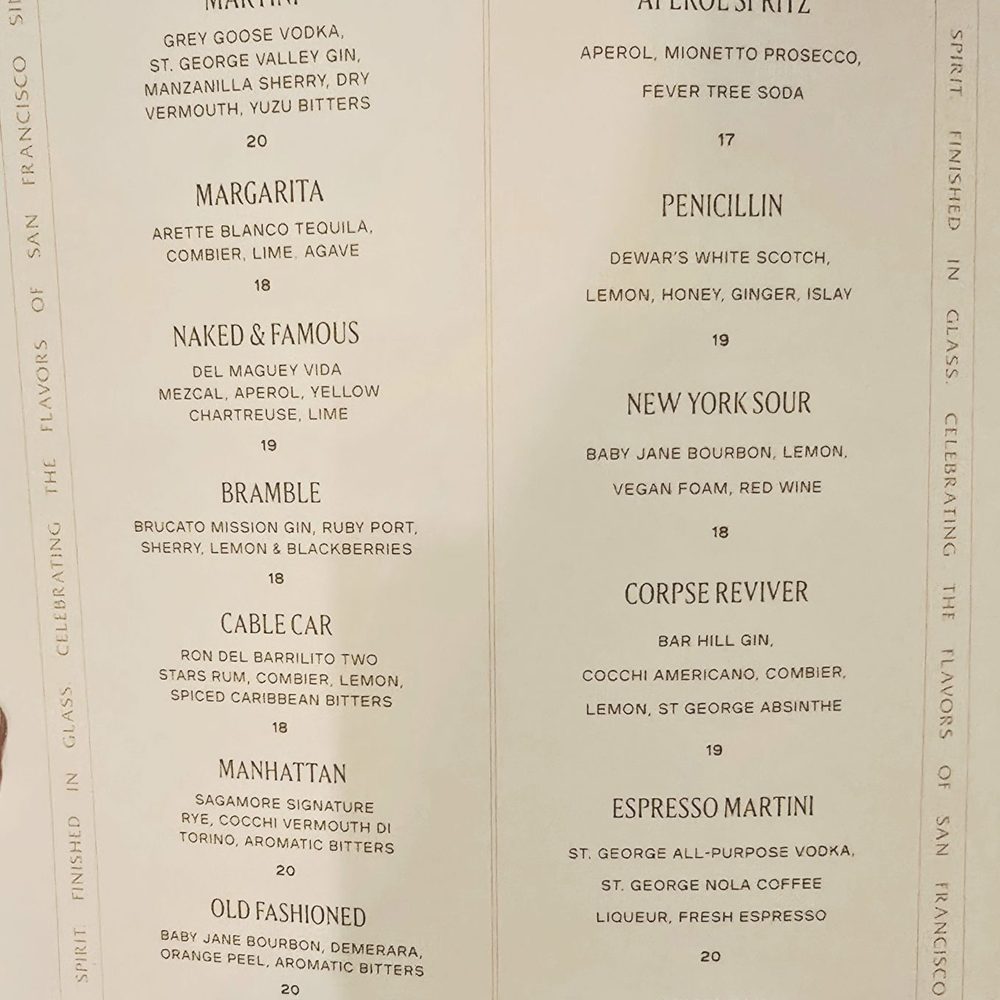 The Big Four - Fancy cocktails - American Near Me - San Francisco, California The Big Four - Fancy cocktails - American Near Me - San Francisco, California
